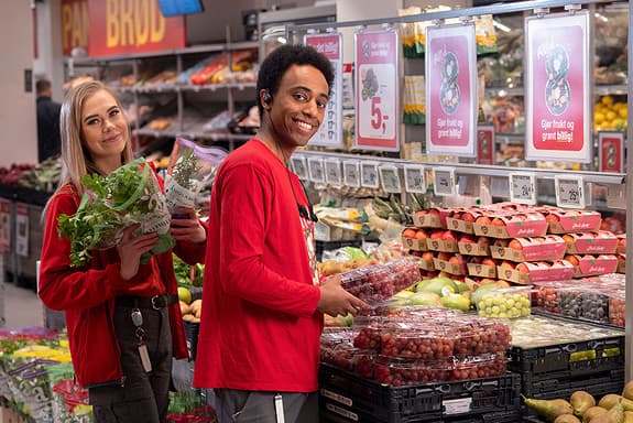 Butikkmedarbeidere under opplæring